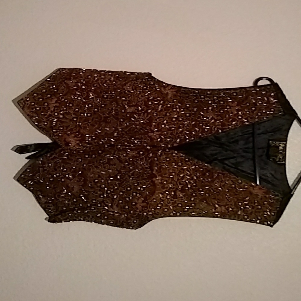 Bali beaded vest